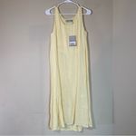 Everlane The Naia Ripple Midi Tank Dress In Pastel Yellow Photo 2