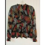 Anthropologie top by Akemi & Kin floral print 100% poly sz Small Photo 1