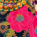 Johnny Was Maggie Crewneck Swing T-Shirt Short Sleeve Size Small Colorful Bamboo Photo 2