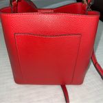 Nanette Lepore Red Shoulder Bag with Gold Accents Photo 2