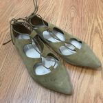 Loeffler Randall  Brown Suede Lace Up Ballet Flats Photo 4