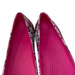 Crocs Mondo Roses Cap Toe Ballet Flats Artsy Y2K Floral Pink Blue Womens 9 Photo 6