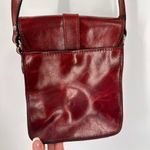Patricia Nash  Lari Oxblood Red Leather Crossbody Satchel Purse Photo 10