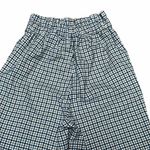 Divided Checkered Paper Bag Waist Pants Photo 3