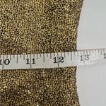 XOXO Metallic Gold Goddess Foil Bodycon Dress Mob Wife Glam Party Vegas Photo 5