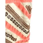 EXPRESS Mini Skirt S Sequin Bling Glam Metallic Aztec Tribal Lined Boho Festival Photo 1