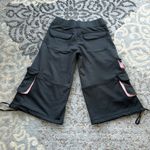 Nike Fit Dry Cargo Shorts Capris Black Pink XS Photo 4