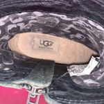 UGG  Orion Black Leather Double Buckle Detail Moto Boot Sz 7 Photo 6