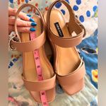 Nine West 7.5 Nillo 3 Espadrille Wedge Sandals NWOB Taupe Nude Neutral Platform Photo 8