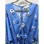 Sachin & Babi Amelia Blouse Tassels Cocktail Party Women Blue Short Sleeve 3XL Size 3X Photo 4