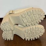 Steve Madden 🛍️ Beige Sandy Sunnyside Slingback Lug Sole Sandals Heels Size 7 Photo 8