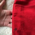 Theory WITH TAGS - DEFECTS   Crimson Moleskin Twill Crop Pants Photo 3