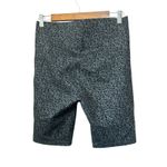 Loft ‎ Gray Black Leopard Print Biker Shorts Athleisure Casual Women's Photo 5