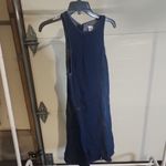 RE/DONE  Denim Split-Front Racerback Mini Dress Size S $395 Photo 4
