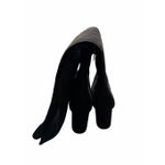 Nine West  Knee High Black Dress Boots Size 8 Pointed Toe Block Heel Side Zip Photo 6