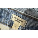 Madewell Denim Shorts Womens SIZE 33 Blue Cut Off High Waist Relaxed Fit Faded Photo 4