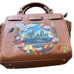 Vintage Harry Potter Wizarding World Brown Leather Purse Cross Body Shoulder Photo 0