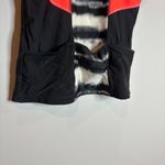 Athleta  Streamline Tri Tank Top, Black Print Photo 4