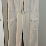 Calvin Klein  Beige Fleece Sweatpants with Pockets Photo 0