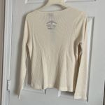 Harley Davidson  Cream Waffle Knit Size Large Long Sleeved Shirt Photo 4