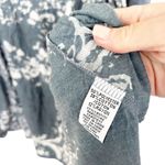 Habitat  Gray Printed Open Front Cardigan Sz XL Photo 2