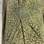Rag and Bone Shields Top Blouse Shirt Long Sleeve Silk Leopard Print Size Small Photo 4