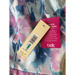 Eliza J NWT Halter Ruffle Maxi Dress Womens 16 Chiffon Gown Blue Purple Floral Photo 4