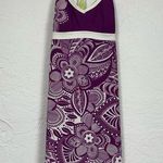 Athleta  Purple & White Floral Print Athletic Dress XS Strappy Outdoorsy Gorpcore Photo 0
