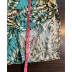 C&C California C & C California‎ Linen Tropical Shirt Roll Tab Sleeves Womens Small Vacation Photo 11