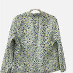 Talbots  14 Cotton Ditzy Floral Blazer Photo 7
