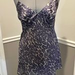 Victoria's Secret Vintage  Indigo Blue Cheetah Slip Top Size large Photo 2