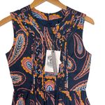 Anthropologie NWT ATELIER 17.56 Columbia Blue Paisley Midi Dress XS Photo 4