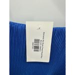 New In Blue Striped Mini Dress Size M Tiered Holiday Festival Cocktail Party NWT Size M Photo 6