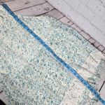 Judith March Floral Lace Trim Halter Romper Shorts Blue White M Photo 7