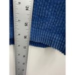L.L.Bean  Blue Corduroy Button Up Shirt Long Sleeve Pocket Casual Top M Photo 8