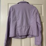 Nine West Purple  leather jacket Photo 1