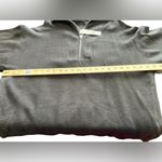 Tahari  Women's Gray Half-Zip Ribbed Sweater Size‎ M Casual Chic Photo 7
