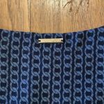 Michael Kors Michael by  blue patterned v neck top size large new with tags Photo 6