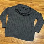 Daisy Fuentes  Cowl Neck Gray Knit Chunky Pullover Sweater Plus Size 2X Photo 0