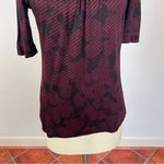 Hugo Boss  Maroon Scoop Neck Blouse Photo 3