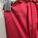 Gunne Sax Size 3 Dress Strapless Red Satin Sequin Cocktail Party Vintage 90s Photo 5