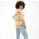 American Eagle  Cozy Cabin Oversized Hoodie Flannel Photo 3