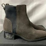 REACTION BY KENNETH COLE SALT STRETCH BOOTIE WO SIZE 7.5 BROWN LEATHER UPPER Photo 8