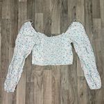 Sophie Rue  Floral Long Sleeve Crop Top Photo 5