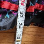 TravelSmith Swing Maxi Skirt Crinkle Cotton Tiered Peasant Colorful Boho Sz PL Black Photo 13