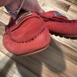 Coach  Fredrica Nubuck Red Suede Loafers Women’s 7B Photo 2