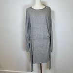 Splendid ‘Addison’ Jersey Mini Dress Heather Grey Belted Women’s Size Large Photo 11