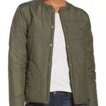 Burton Women’s Livinglining Jacket Coat Bomber Olive Green Snap Button Size S Photo 0