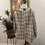 Click Collection Trench Coat Large Beige Pocket Missing Belt Collar Lapel Notch Photo 6