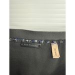 Elie Tahari  Women's Black Blue Tweed Dress Zipper Front‎ Short Sleeve Photo 3